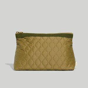 NWT Madewell MWL (Re)sourced Ripstop Nylon Zip Pouch in tundra